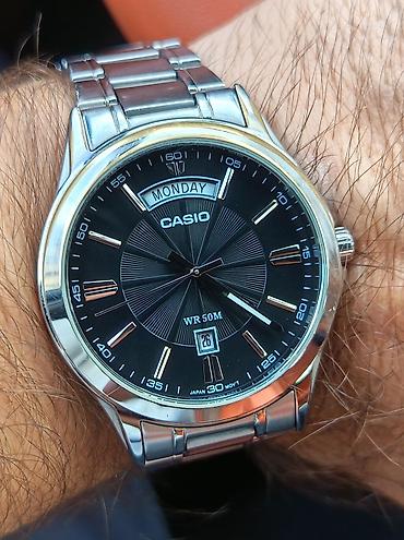 bakida saat: Casio kişi qol saatı – klassik və gündəlik istifadə üçün AZ ISLENIB — 1