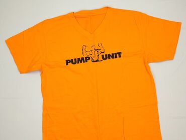 koszulka z prazkowanej dzianiny: T-shirt for men, 2XL (EU 44), condition - Perfect