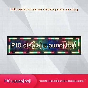 kraljevo velicina: LED reklamni ekran visokog sjaja za izlog – P10 displej u punoj boji — 1