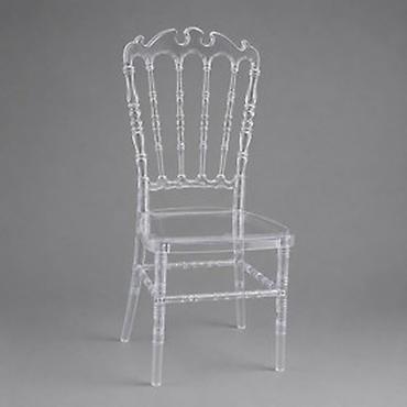stol stullar: Akrilik “Chiavari” stul - Material: şəffaf, yüksək dayanıqlı akril/PC — 1