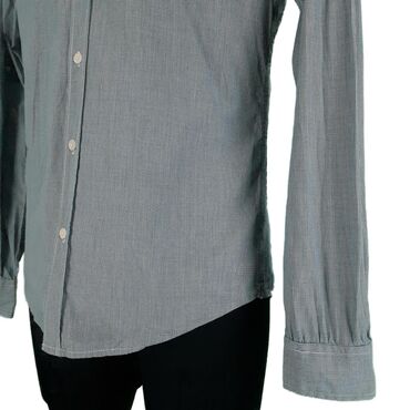 Košulje: Košulja Na duge rukave, M (EU 50), bоја - Tamnoplava, Pamuk — 7