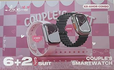 KR-AMOR Combo Couple’s Smartwatch dəsti - Cütlər üçün ağıllı saat