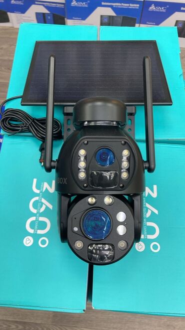 Videomüşahidə: Simsiz 4G sim kartl Solar ptz 2 kamera 360° 8mp/4K Çöl ṣəraiti ücün