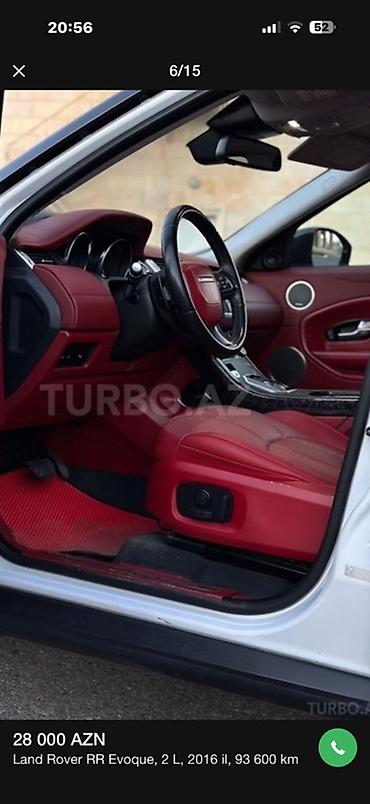eleyus venera a: Land Rover Range Rover Evoque: 2 l | 2016 il 93600 km Krossover — 4