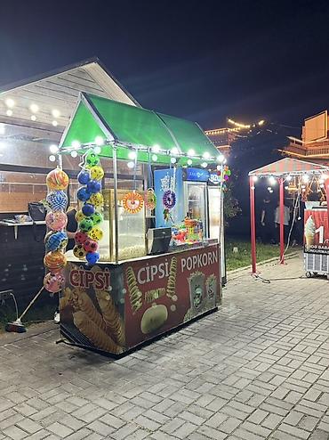 kiosk satici: Popkorn və içkilər köşkü – tam avadanlıqlı hazır biznes köşkü 3 ədəd — 3