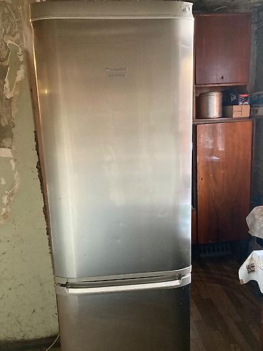 satfinder satisi: İşlənmiş 2 qapılı Hotpoint Ariston Soyuducu Satılır, rəng - Gümüşü — 2