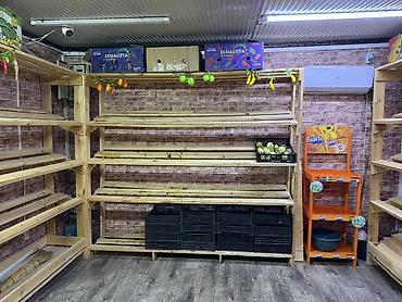 Деревянные торговые стеллажи для магазина,подходит для овощи фруктов at lalafo.kg — 4 Деревянные торговые стеллажи для магазина,подходит для овощи фруктов — 4