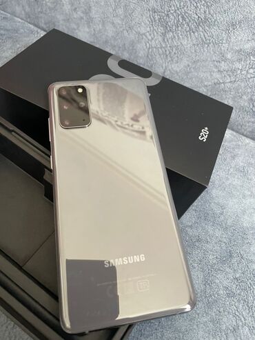 купить samsung galaxy s20 ultra: Samsung Galaxy S20 Plus, Б/у, 128 ГБ, цвет - Серый, 2 SIM, eSIM