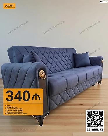 Divanlar: Divan – Kod: 6129 • Ölçü: 210 sm • Mexanizm: Açılan, bazalı • — 1