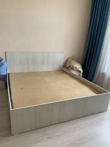 2 х спальная кровать: Эки кишилик керебет, Without a mattress, ЛДСП, узуну - 200 см