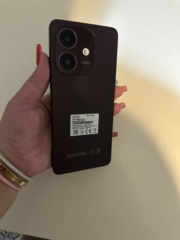 gence telfon: Oppo A3x, 128 GB, rəng - Bənövşəyi, İki sim kartlı, Barmaq izi, Düyməli