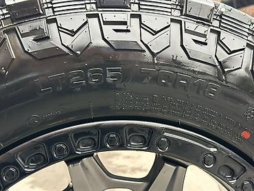 Унаа: Дөңгөлөктөр монтажда 265 / 70 / R 18, Кыш, Колдонулган, Комплект, Жол тандабастар (АТ/МТ), Куйма, тешиктери - 6 — 4