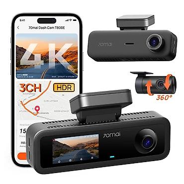 videoregistrator bakida: 70mai T800E SET avtomobil DVR kamerası (3 kanallı) - 4K ön kamera + — 2