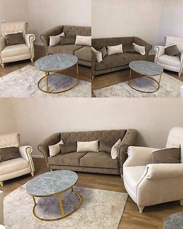 Divan kreslo dəsti satılır 750₼. Ünvan Blue city yaşayış