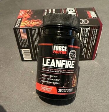 İdman qidaları: LeanFire, формула для быстрого снижения веса, 30 растительных капсул