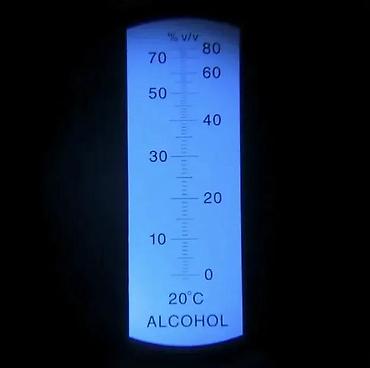 Ostali merni alati: Ručni refraktometar za merenje alkohola (0–80%) Opis: - Optički — 5