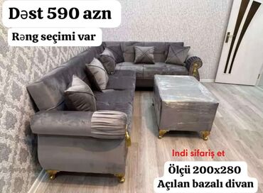 Divanlar: Künc divan, Yeni, Açılan, Bazalı