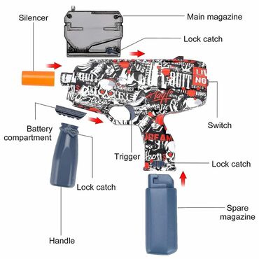 Oyuncaqlar: Yeni Slikon Gülle Atan Avtomat Elave üstünde 1000 gülle hediyye -da lalafo.az — 5 Oyuncaqlar: Yeni Slikon Gülle Atan Avtomat Elave üstünde 1000 gülle hediyye — 5