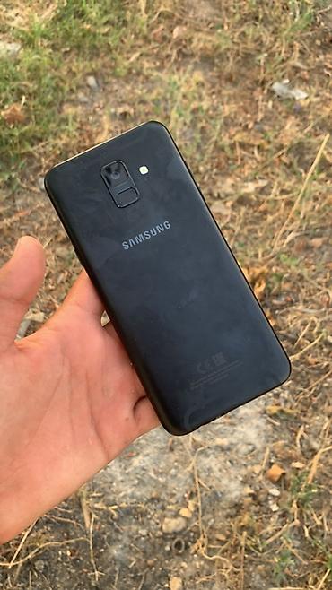 Уюлдук телефондор жана аксессуарлар: Samsung Galaxy A6, Колдонулган, 32 ГБ, түсү - Кара, 2 SIM — 4