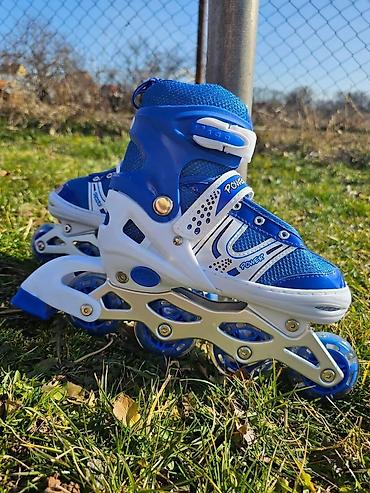 Roleri i rolšue: Roleri
Podesivi brojevi, silikonski- svetleci tockovi
Od broja 29-43 — 6