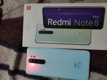водонепроницаемые телефоны редми: Xiaomi, Redmi Note 8 Pro, Б/у, 128 ГБ, цвет - Голубой, 2 SIM