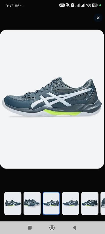 крассовка волейбольный: Мужские кроссовки, 42.5, Asics, Новый, цвет - Серый, Самовывоз — 5