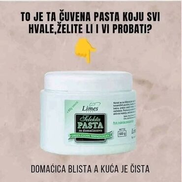 Kućna hemija i proizvodi za kuću: 💧PASTA ZA DOMAĆINSTVO💧 ‼️LIMESOVA "ZELENA KRALJICA " i prava pomoć u — 11