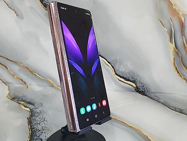 Мобильные телефоны и аксессуары: Samsung Galaxy Z Fold 2, Б/у, 256 ГБ, цвет - Коричневый, 1 SIM, 2 SIM — 5