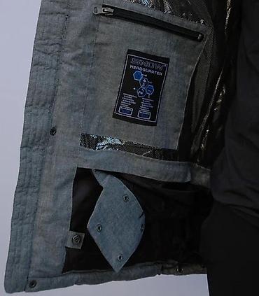 Zimske jakne: Muška zimska jakna – siva, sa kapuljačom - Topla, podstavljena zimska — 11