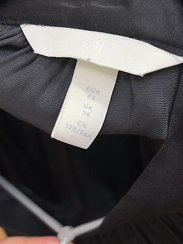 oversize: H&M qadın bluzası - Rəng: tünd boz/şifer - Ölçü: EUR 42 (UK 14 — 3