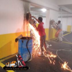 Beton işləri: #Betonkesme #betondeşmə Beton kubik kərpic - dən kəsim deşim — 6