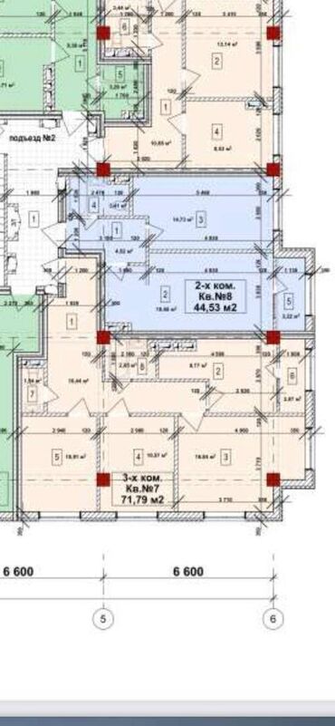 снять квартиру в 10 мкр: 3 комнаты, 109 м², Элитка, 10 этаж