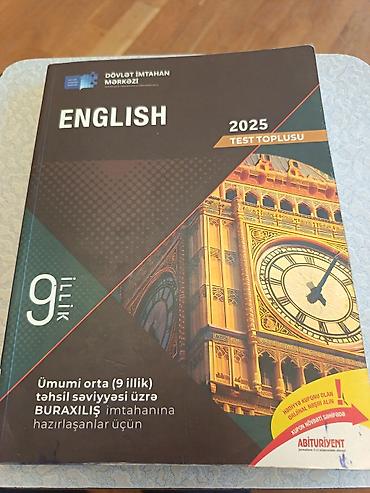English 9 İLLİK Test TOPLUSU tam təzədir istifadə olunmayıb lalafo.az -da English 9 İLLİK Test TOPLUSU tam təzədir istifadə olunmayıb