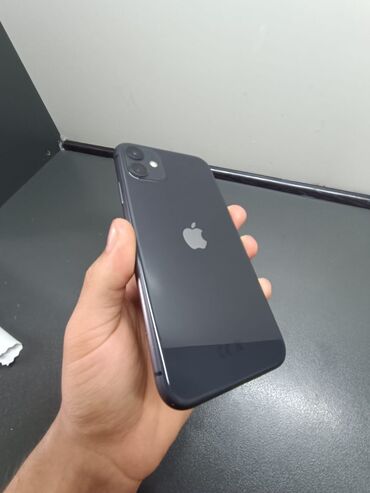 ayfon 11 ikinci el: IPhone 11, 64 GB, Qara, Simsiz şarj, Face ID