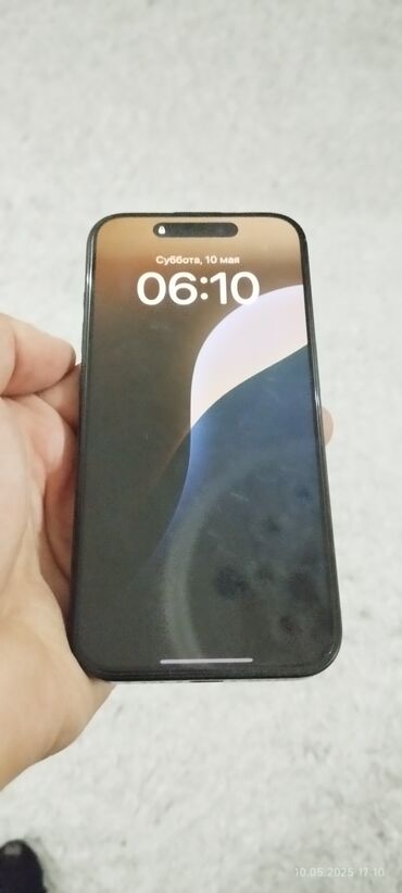 apple 8 pulus: IPhone 15 Pro, 128 GB, Black Titanium, Zəmanət, Barmaq izi, Face ID