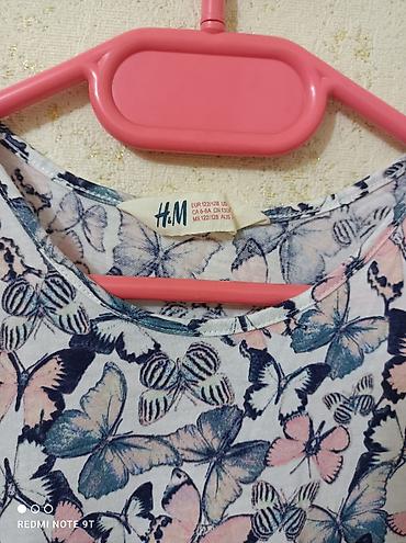 Платья: Детские платья H&M, без рукавов, трикотажные, с расклешённой юбкой — 4
