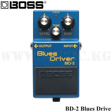 гитара 39: Педаль Boss BD-2 Blues Drive BD-2 Blues Driver дает теплый, мягкий