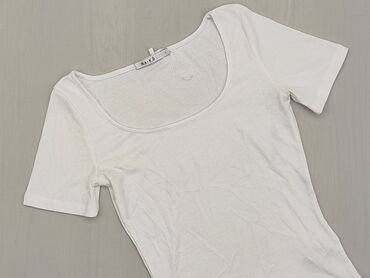 Koszulki: Koszulka S (EU 36), stan - Bardzo dobry, wzór - Jednolity kolor, kolor - Biały