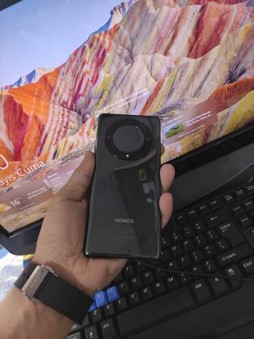 telefon islenmis: Honor X9a, 128 ГБ, цвет - Черный