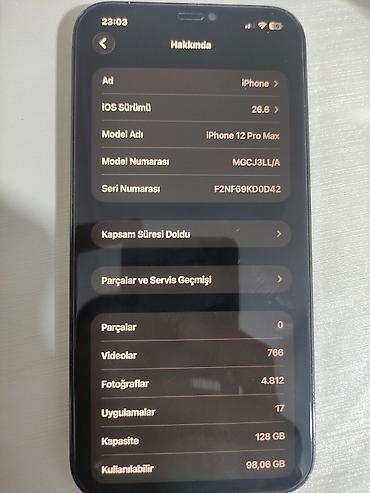 10 pro max: IPhone 12 Pro Max, Pacific Blue, Face ID — 6