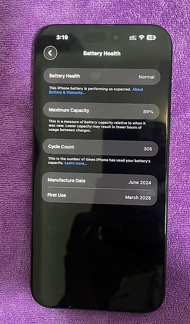 Apple iPhone: IPhone 15 Pro Max, 256 ГБ, Black Titanium, Кабель — 7