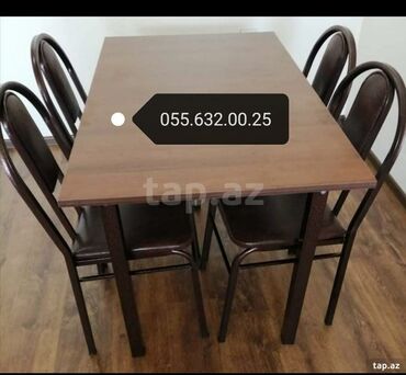 Sifarişlə masa və oturacaq dəstləri: Stollar, Stullar, Masalar, Oturacaqlar, Kafe və cayxana üçün stol stul — 18