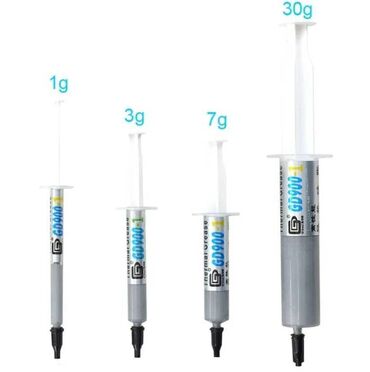 Другие аксессуары для компьютеров и ноутбуков: Термопаста "GD900-1". Теплопроводность 6.0 W/M-K. 1 грамм - 120 сом. 7 — 5