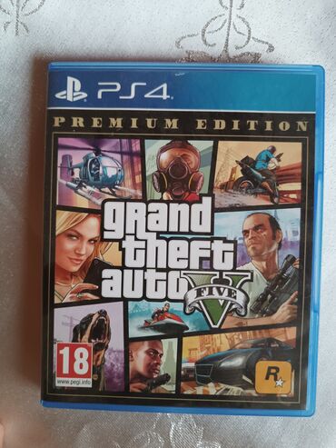 GTA5 diski PS4 ucun. cemi 3 4 defe istifade olunun ciziq zede