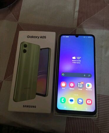 samsung galaxy grand: Samsung Galaxy A05, 64 GB, rəng - Bej, Qırıq