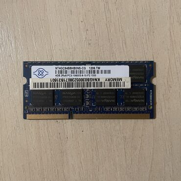ddr3: Оперативная память (RAM) 4 ГБ, 1333 МГц, DDR3, Для ноутбука, Б/у