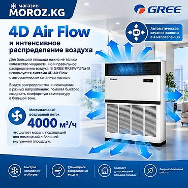 flow: Колонный кондиционер, Новый, Gree, Инверторный — 3