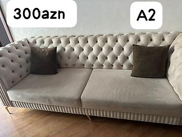 Диваны: AYNUR 2 💃 *Tecili endirim* Bazali divan tecili satilir Tep teze qalib — 1