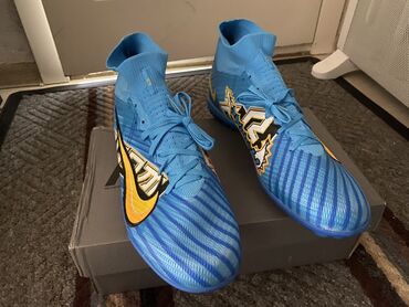 шипы бутсы: Мужские ботинки, 40, Nike, Новый, цвет - Синий, Самовывоз