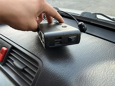 android auto: Автомобильный разветвитель прикуривателя usb type c дисплей; — 4